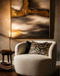 Tiger Print Velvet Pillow | Safari Collection