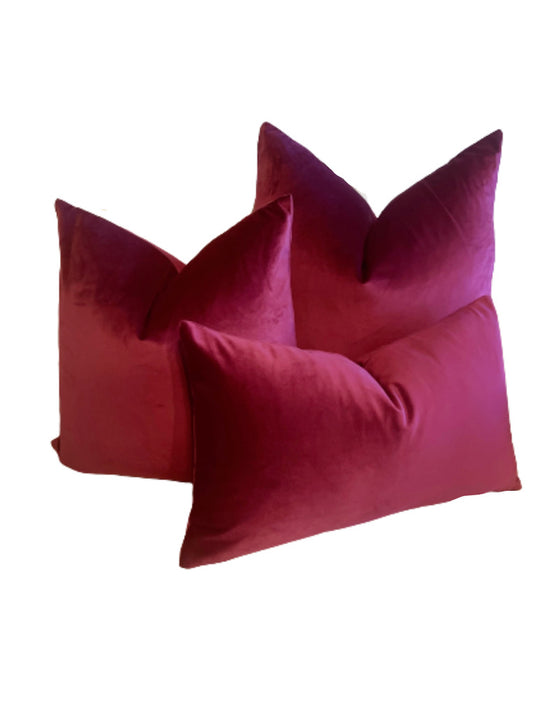 Raspberry Pillow Cover