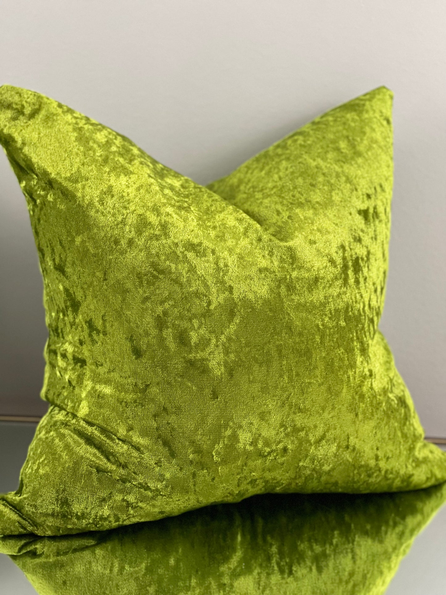 https://eikhomeco.com/products/cream-elegance  18" x 18" Square Luxurious High Quality Modern Textured Velvet Pillow Cover. Velvet, Polyester, Cotton Materials. Champagne/Dusty Blue/Olive. Pillow Cover (only). Down + Feather insert (purchase insert separately). Hidden zipper closure- Our pillows are handmade with a hidden zipper to give a luxurious designer look. D…