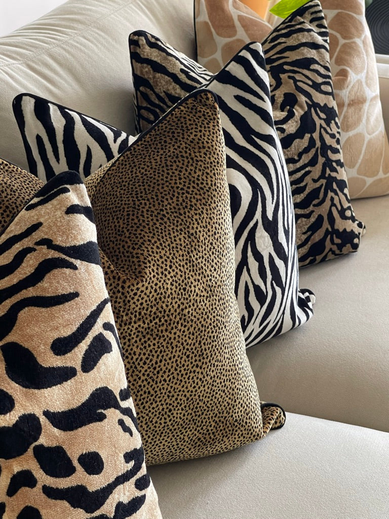 Animal print pillows sale