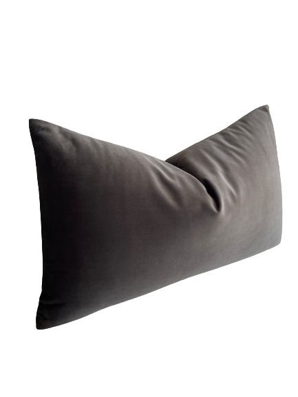 Charcoal Grey Pillow Cover
