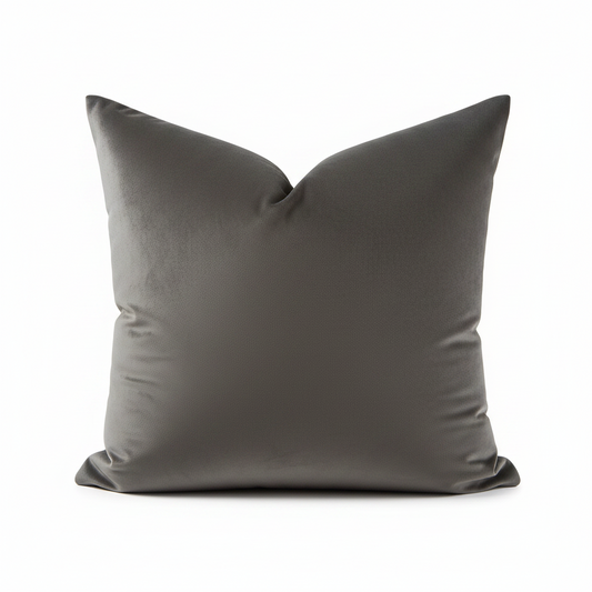 The Charcoal Grey Pillow Cover