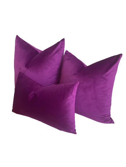 Dark Magenta Pillow Cover